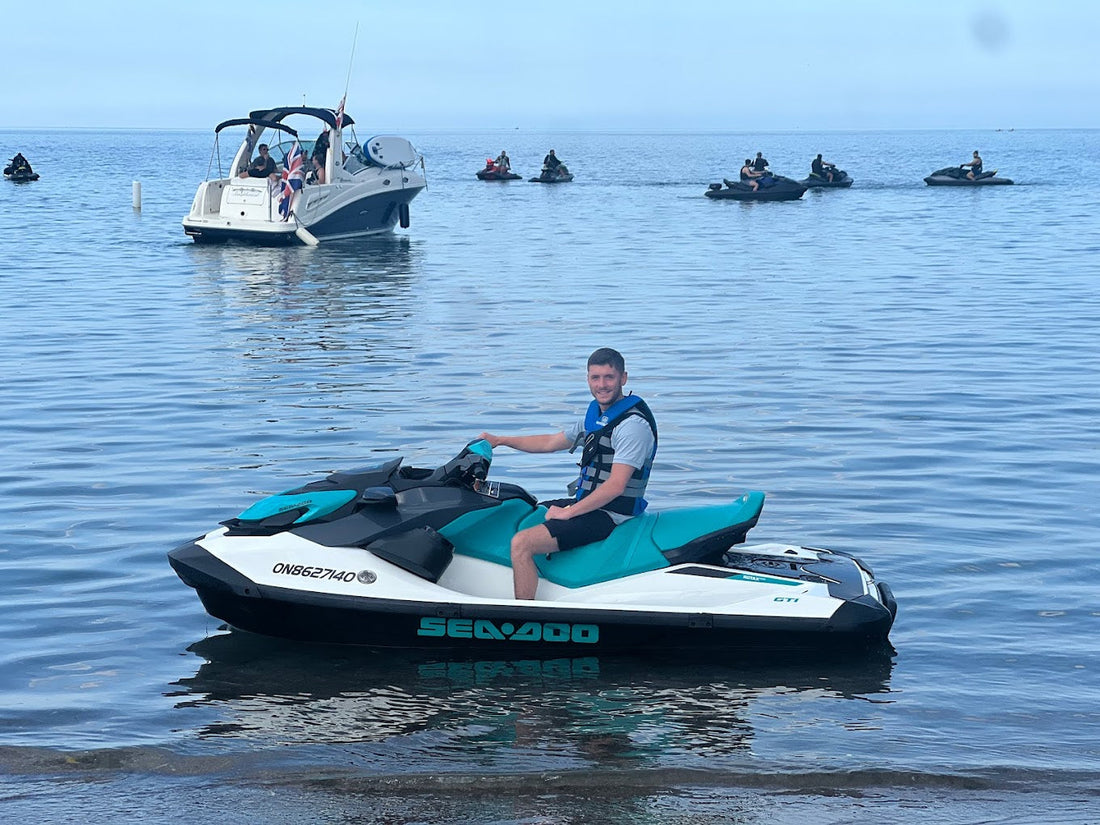 Man Jet Skiing - Wasaga Beach Jet Ski Rental