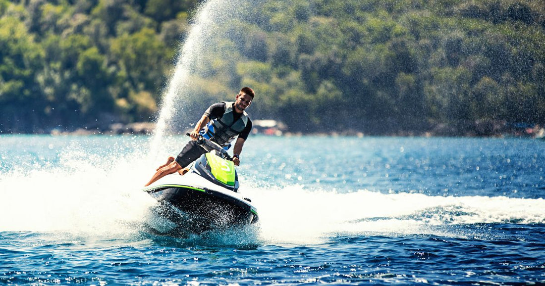 man enjoying jet skiing - Jet Ski Rental Toronto Harbourfront