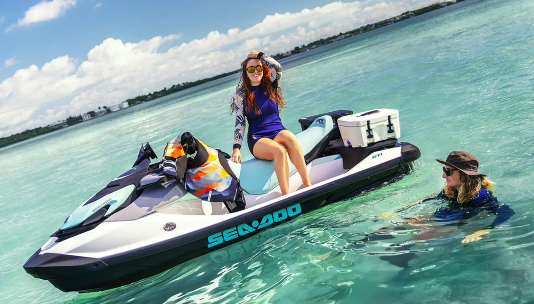 Couple Jet Skiing - Jet Ski Rental Barrie