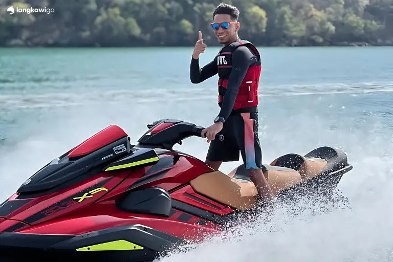 man standing on a jet ski - Jet Ski Rentals Oshawa