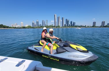 man and woman on a jet ski - Jet Ski Toronto Rentals